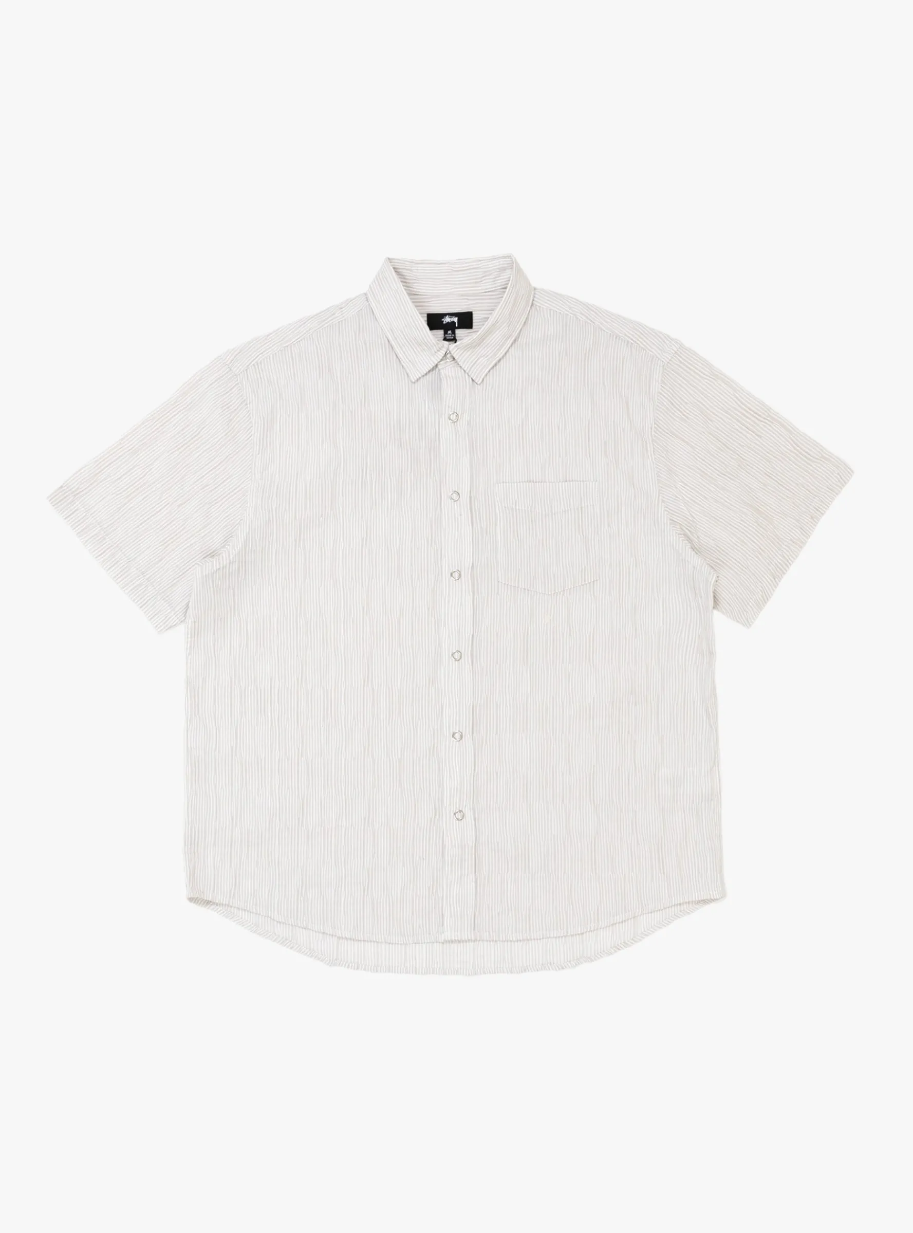Wavy Striped Shirt Natural<Stüssy Online