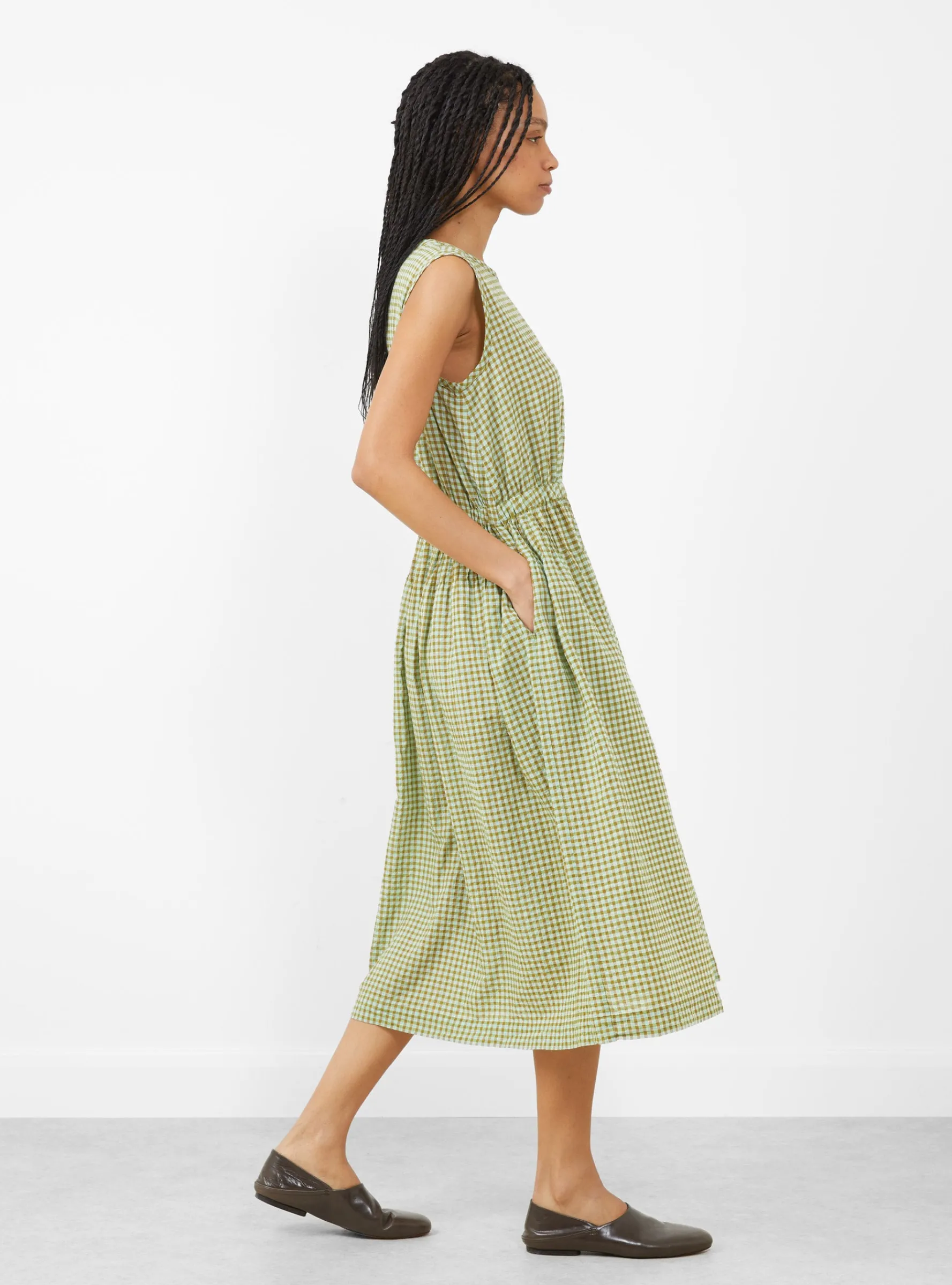 Wednesday Dress Green<YMC Discount