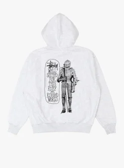 Well Suited Zip Hood Ash Heather<Stüssy Discount
