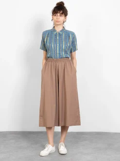 Wide Culotte Trousers Camel<Black Crane Clearance