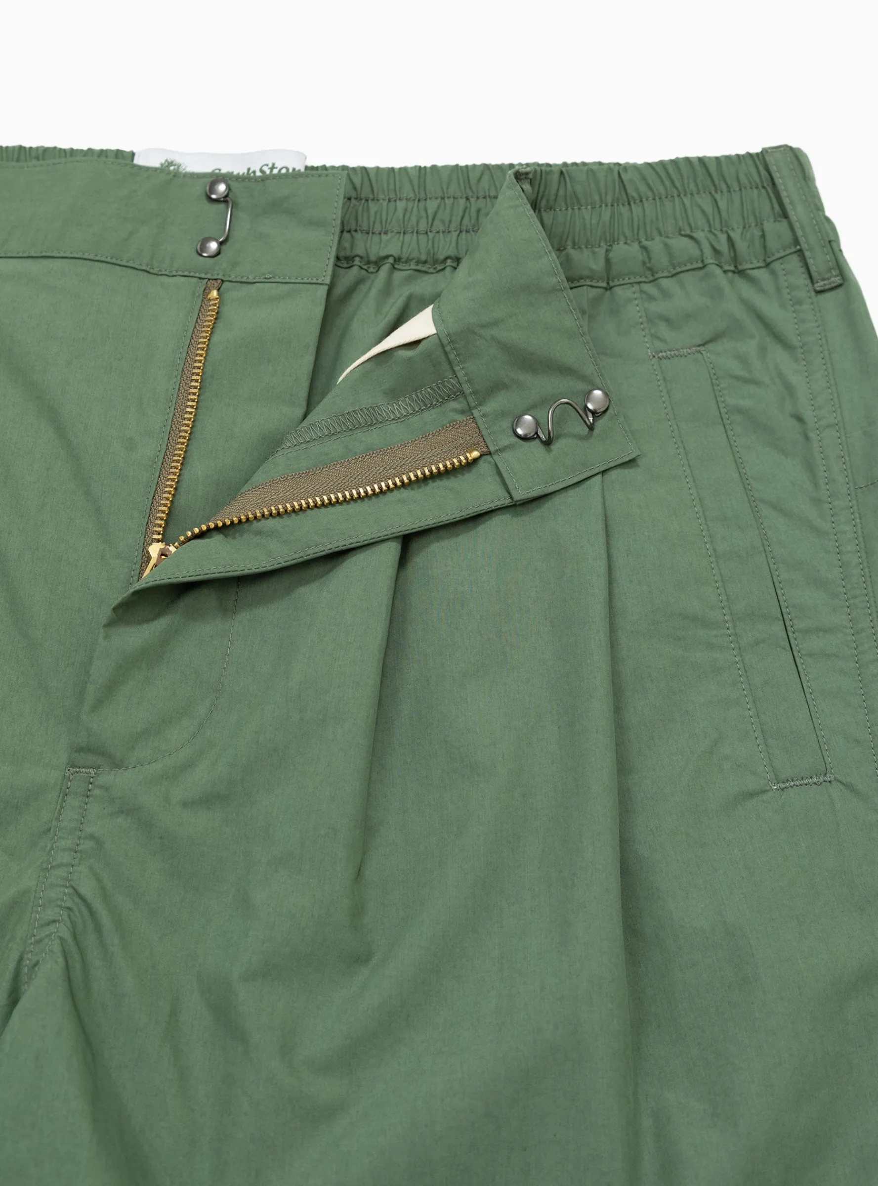 Wide Easy Shorts Cedar Green<Garbstore Outlet