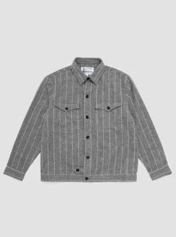 Wool CPO Shirt Grey<Garbstore Online