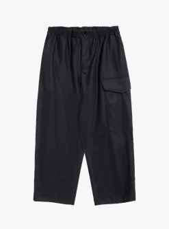 Wool Flannel Military Trouser Navy<YMC Clearance