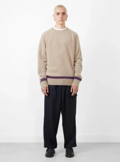 Wool Flannel Military Trouser Navy<YMC Clearance