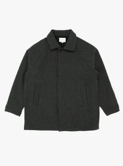Wool & Nylon Half Coat Khaki Grey<Still By Hand Hot