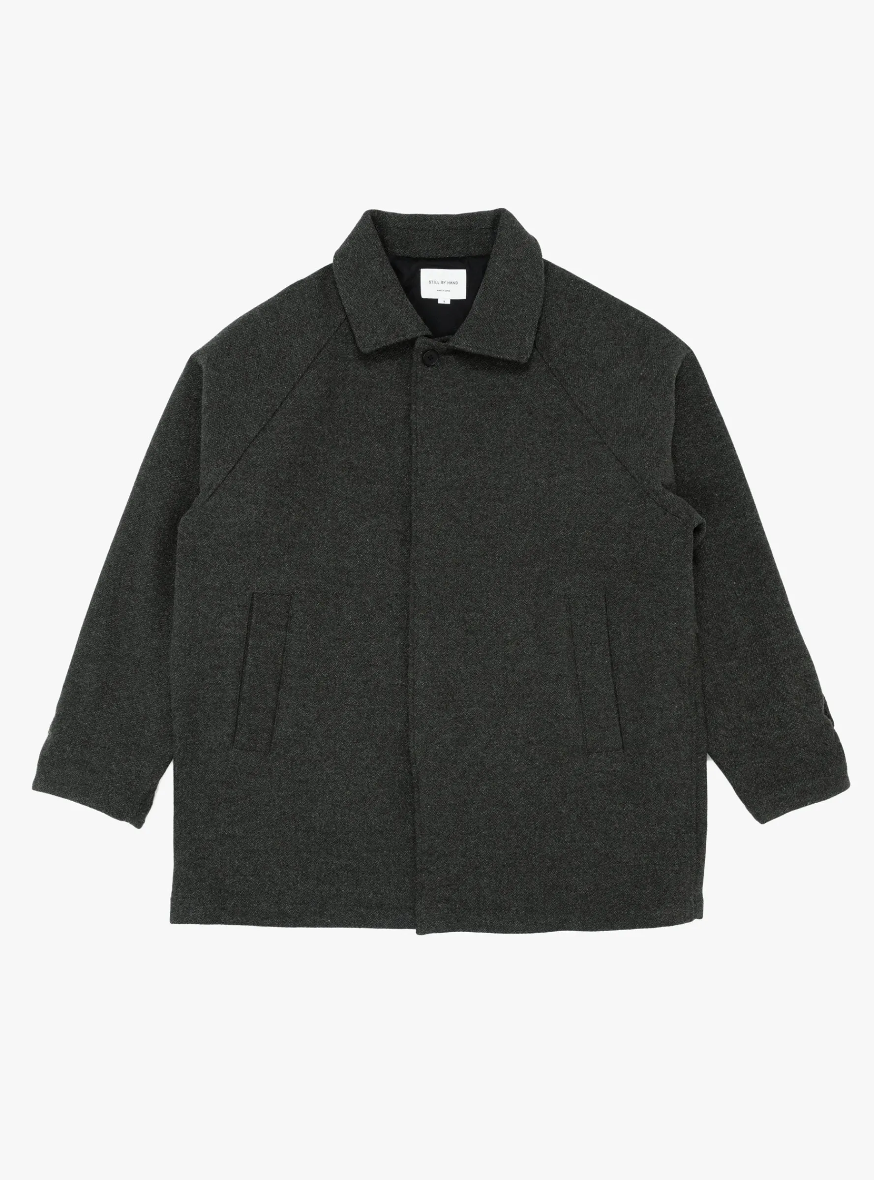 Wool & Nylon Half Coat Khaki Grey<Still By Hand Hot