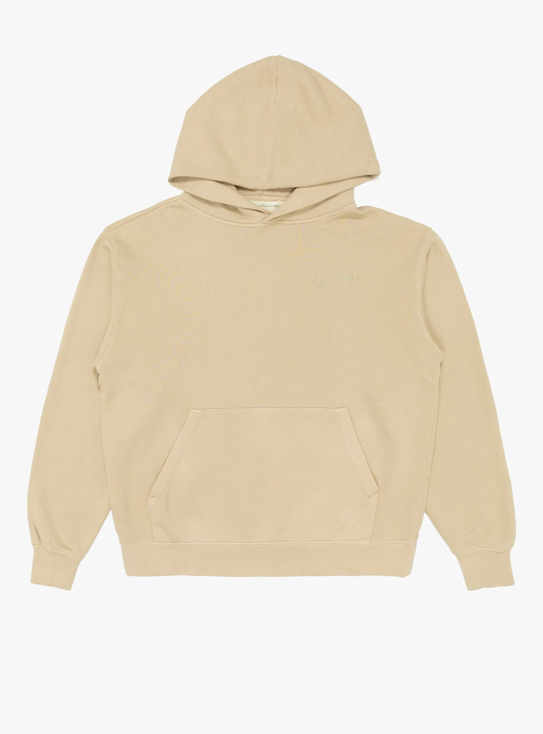 Wordmark Pigment Dyed Hoodie Taupe<Museum of Peace and Quiet Clearance