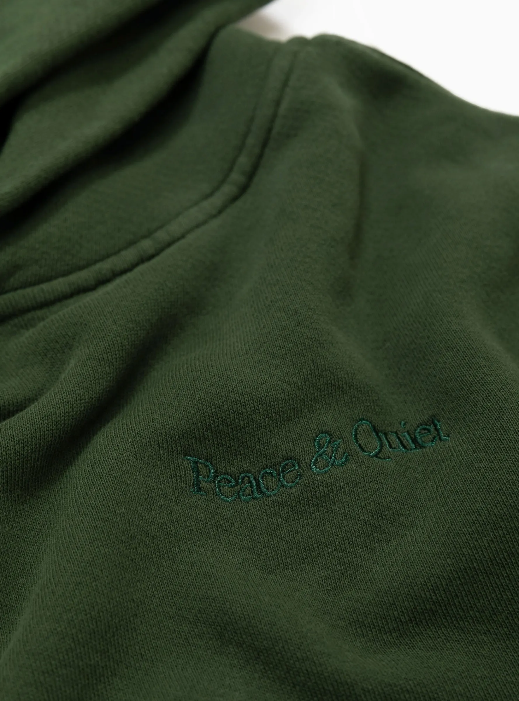 Wordmark Pigment Dyed Hoodie Forest<Museum of Peace and Quiet Sale