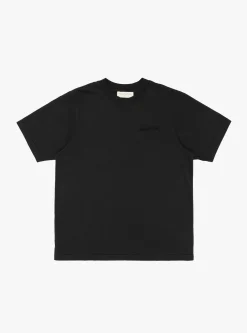 Wordmark Pigment Dyed T-Shirt Black<Museum of Peace and Quiet Hot