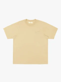 Wordmark Pigment Dyed T-Shirt Taupe<Museum of Peace and Quiet Online