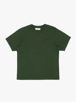 Wordmark Pigment Dyed T-Shirt Forest<Museum of Peace and Quiet Online