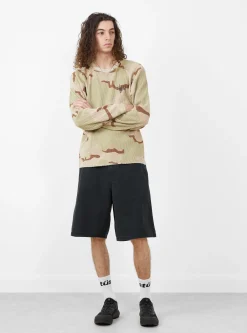 Work Short Washed Canvas Black<Stüssy Discount
