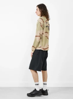 Work Short Washed Canvas Black<Stüssy Discount