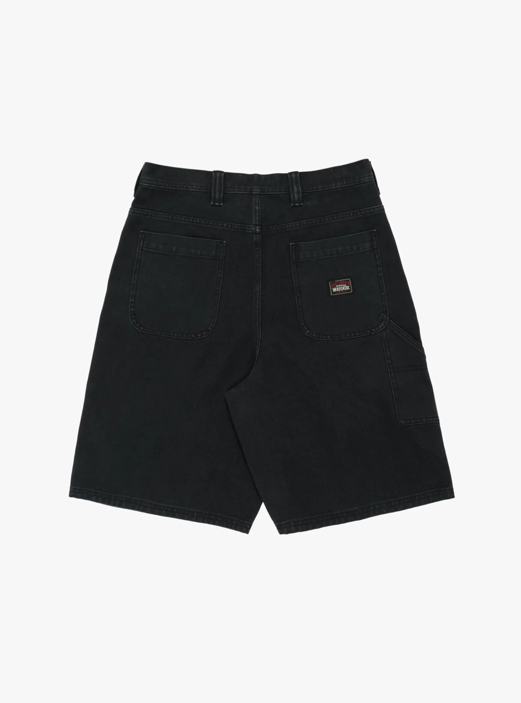 Work Short Washed Canvas Black<Stüssy Discount