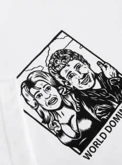 World Domination Tee White<Polar Skate Co. Outlet
