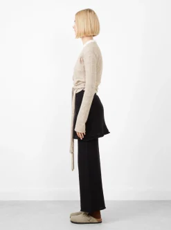 Wrap Cardigan Oatmeal<Lauren Manoogian Online