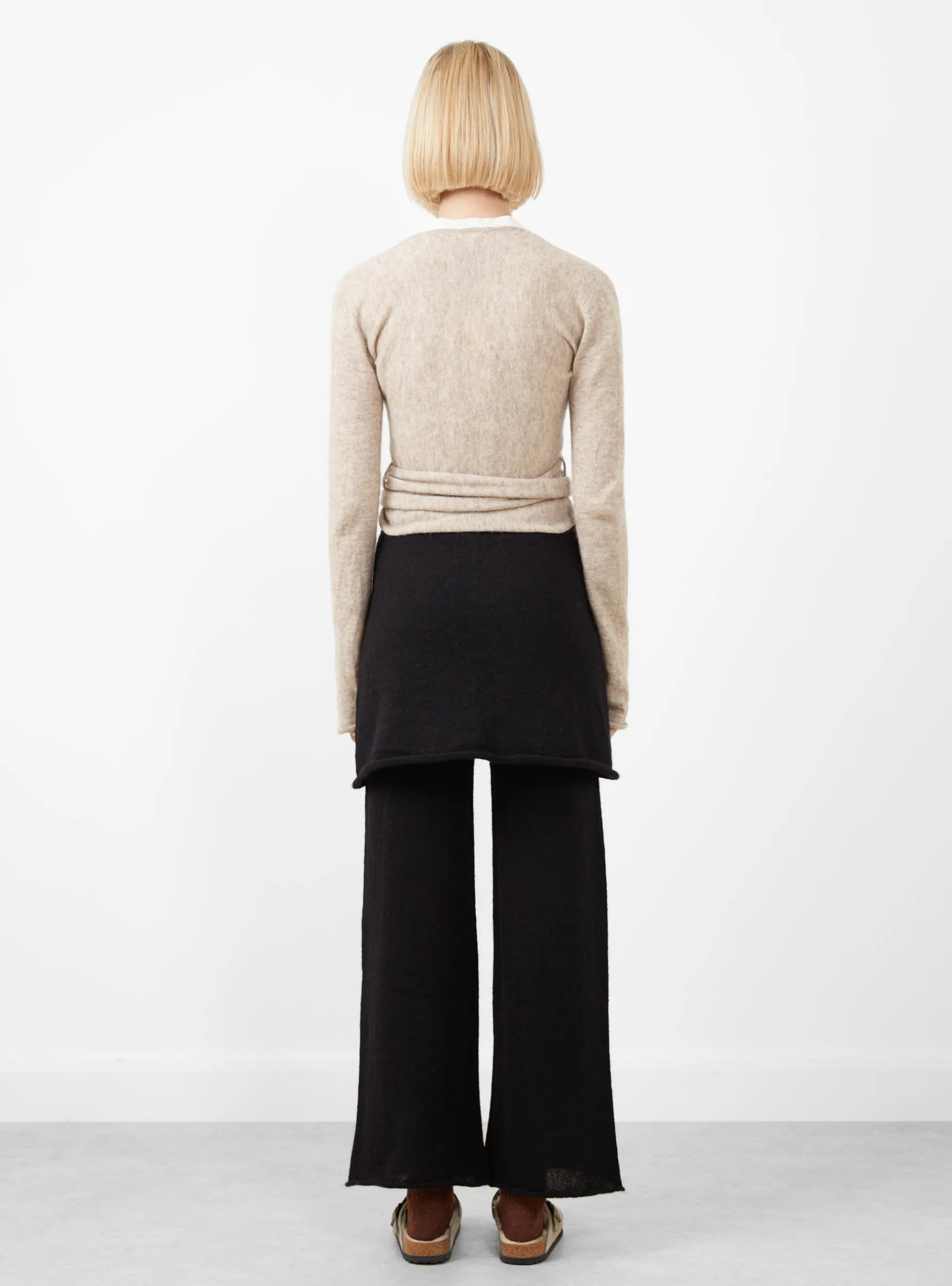 Wrap Cardigan Oatmeal<Lauren Manoogian Online