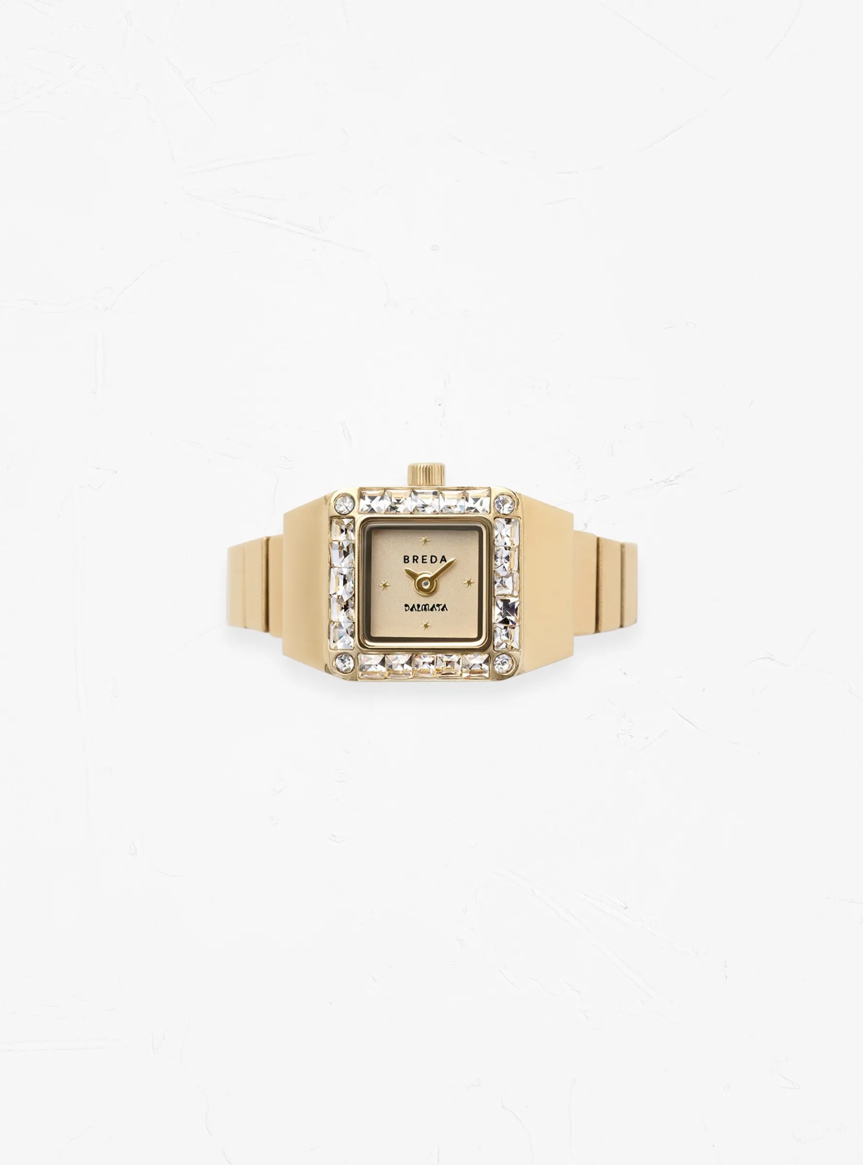 x DALMATA Time Gold Plated Ring<BREDA Sale