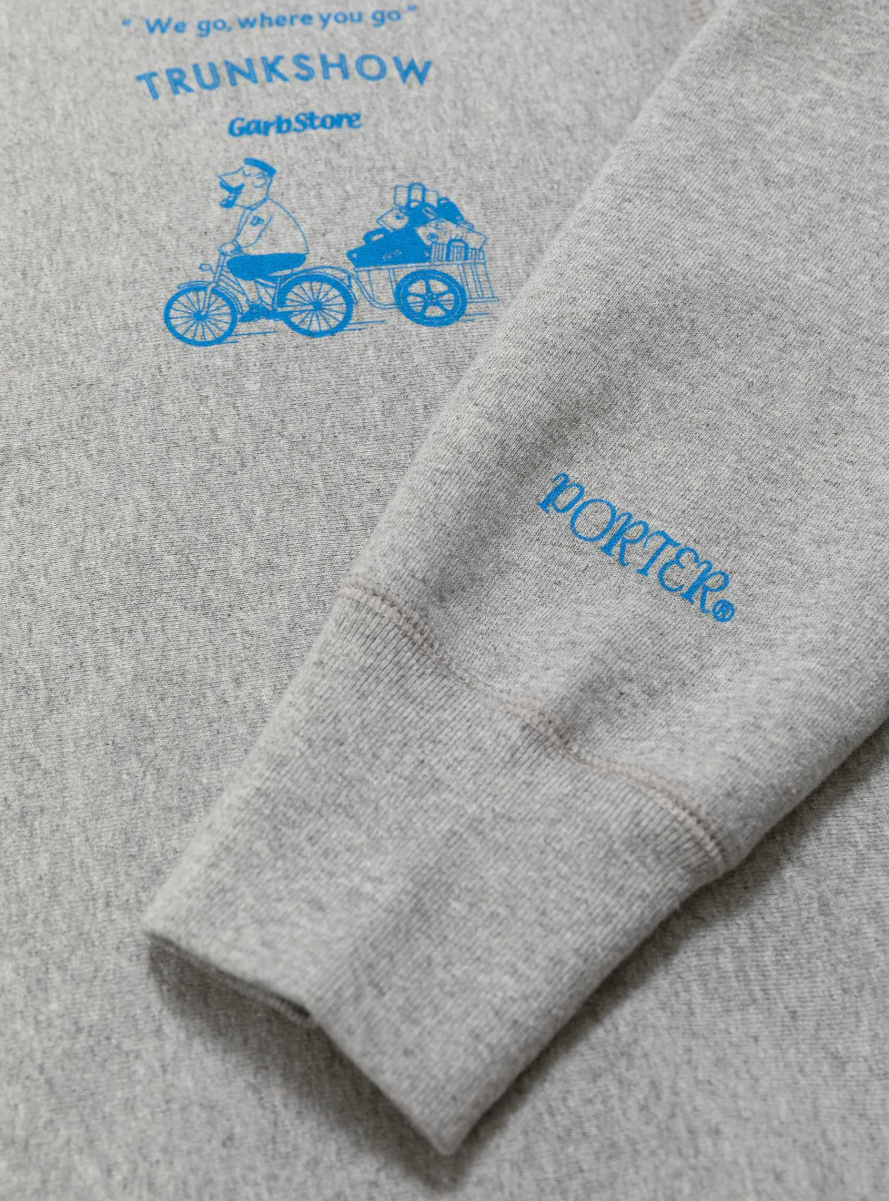 x Garbstore Trunkshow Sweatshirt Heather Grey<Porter Yoshida & Co. New