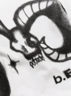 x Shiga Eye Long Sleeve T-Shirt White<b.Eautiful Best