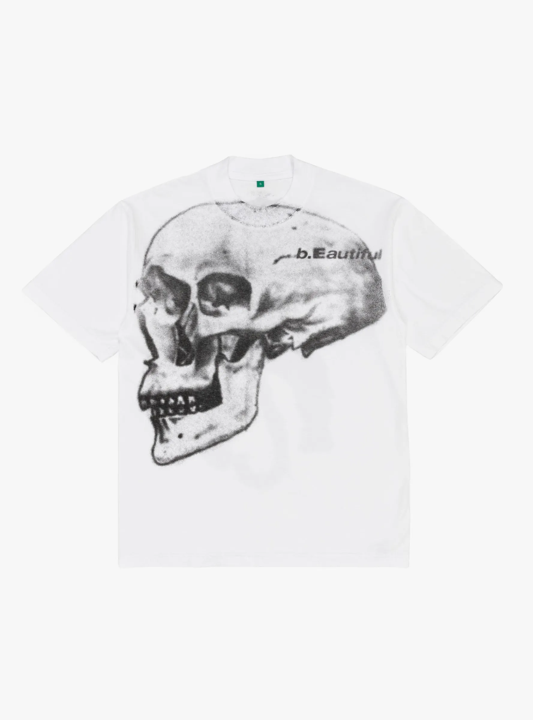 x Shiga Skull T-Shirt White<b.Eautiful New