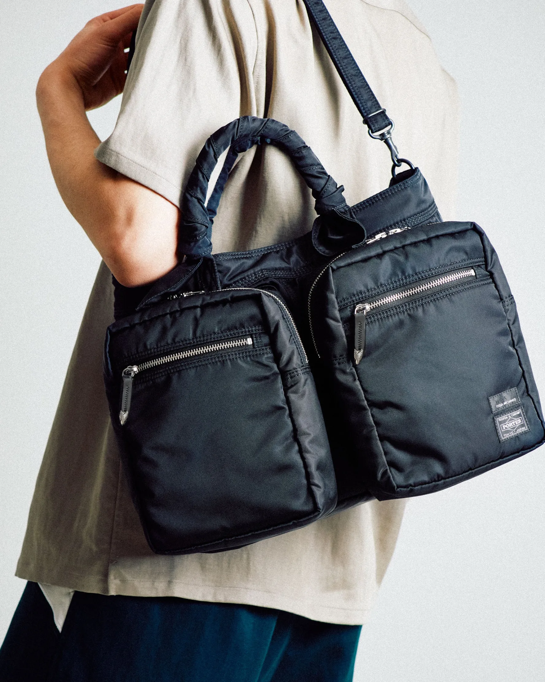 x Toga Archives Tote Bag Black<Porter Yoshida & Co. Hot