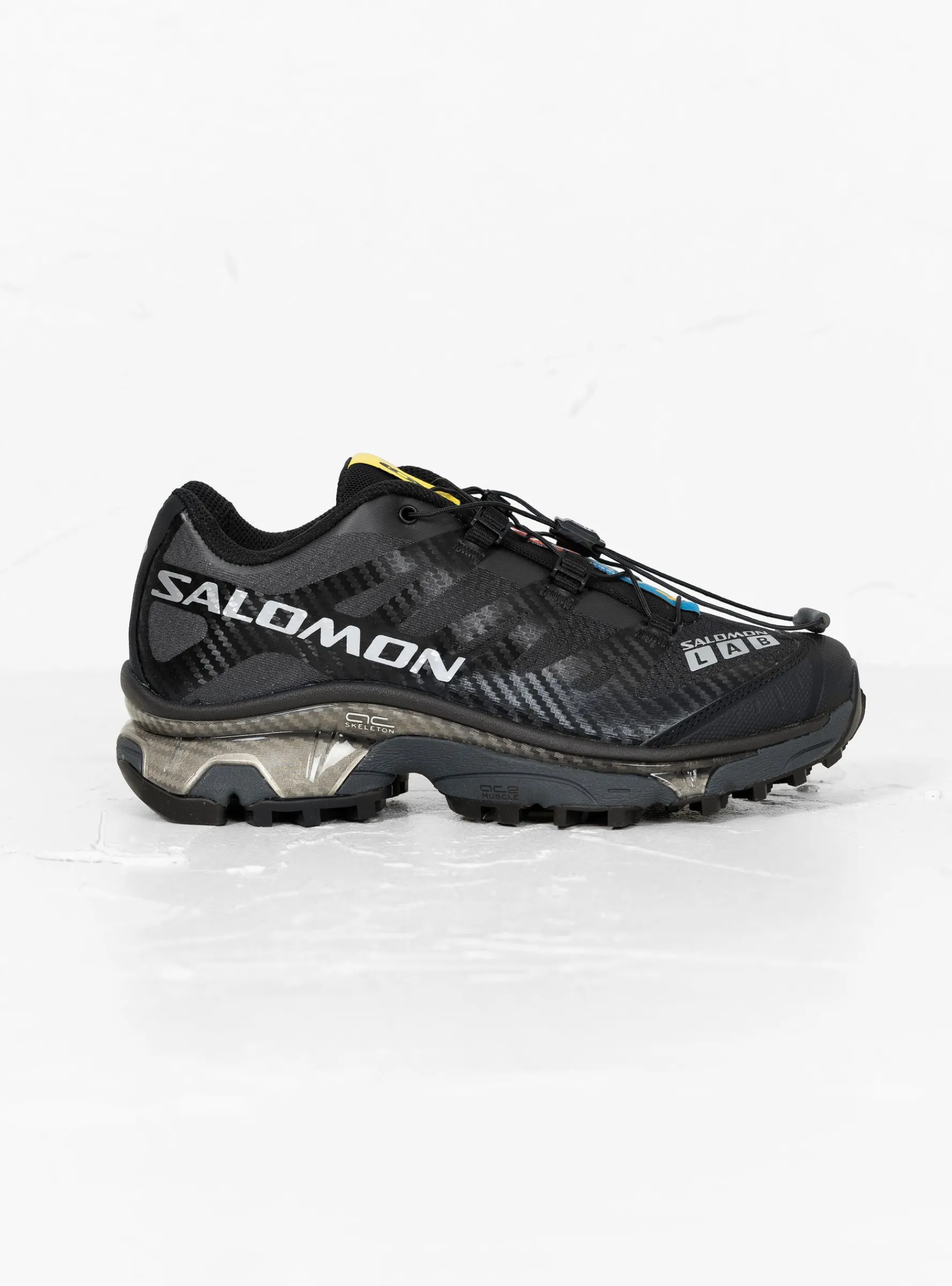 XT-4 Sneakers Black, Ebony & Silver Metallic<Salomon New