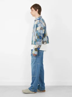 Yabane Quilt Patchwork Drizzler Jacket Indigo<Kapital Best
