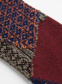 84 Yarns Donza Socks Burgundy<Kapital Sale