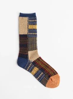 84 Yarns Patchwork Tweed Fairisle Socks<Kapital New