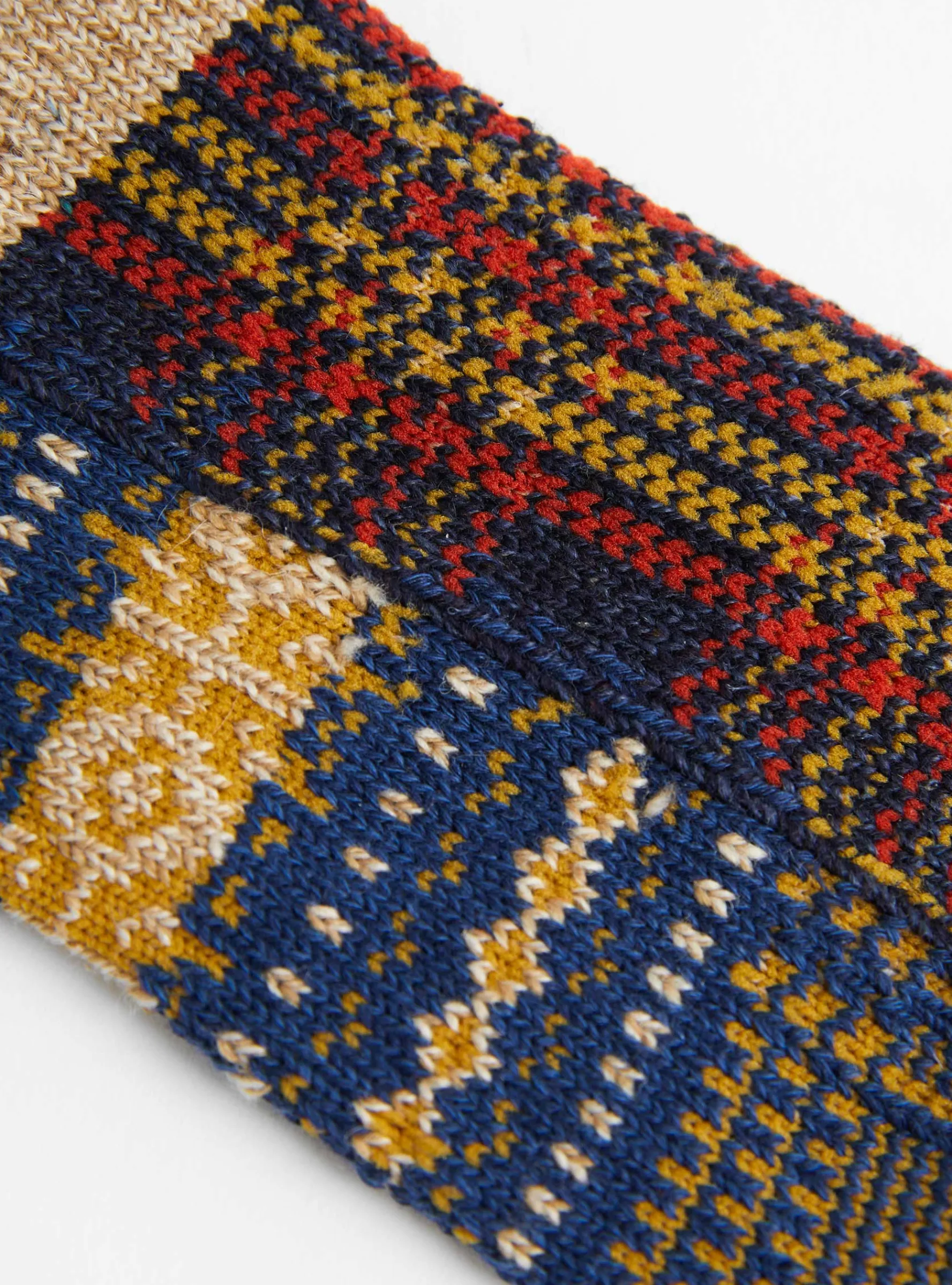 84 Yarns Patchwork Tweed Fairisle Socks<Kapital New