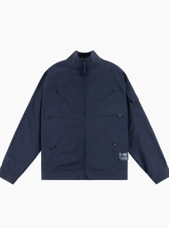 Zip Jacket Navy<Dime Sale