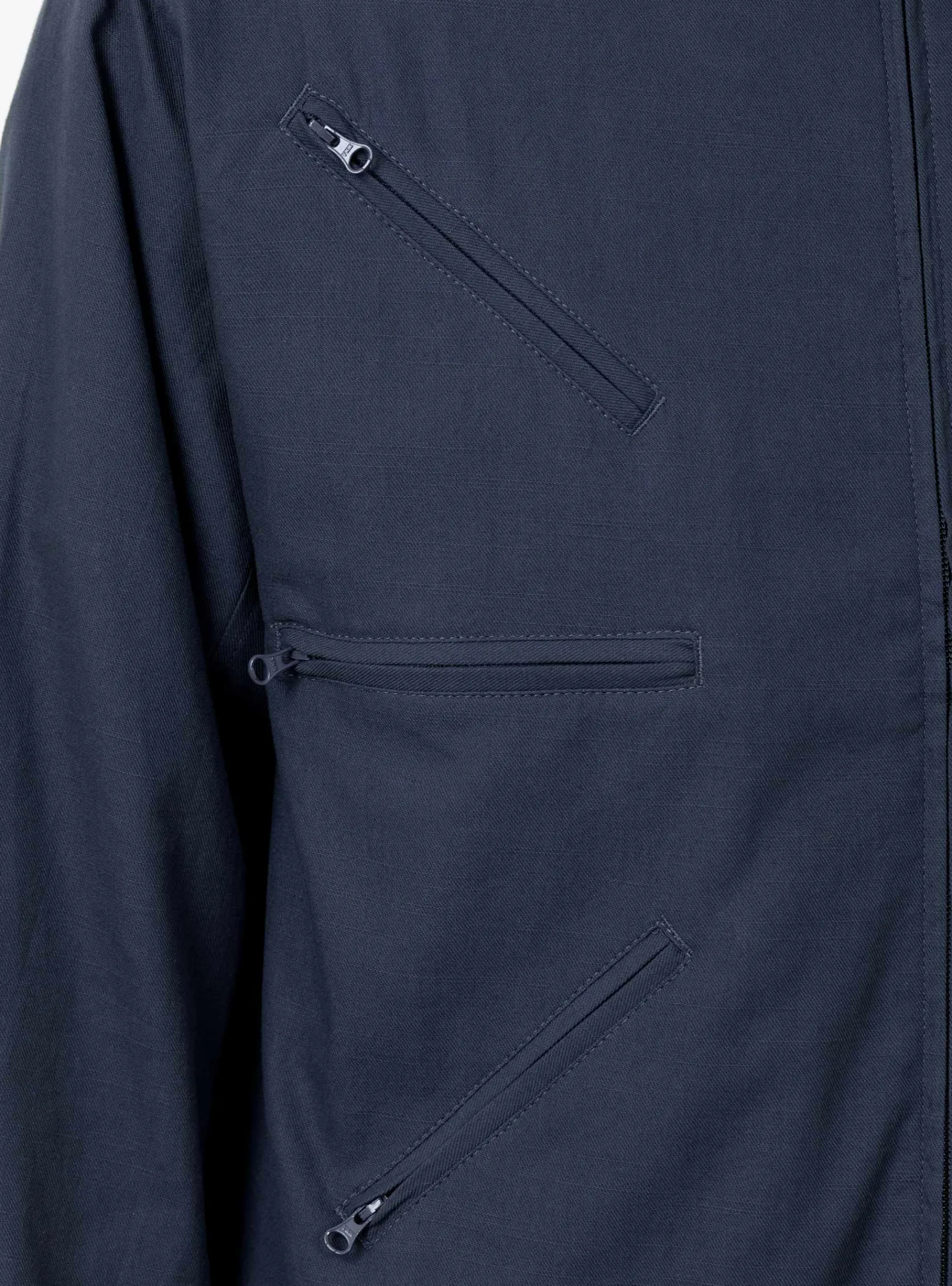 Zip Jacket Navy<Dime Sale