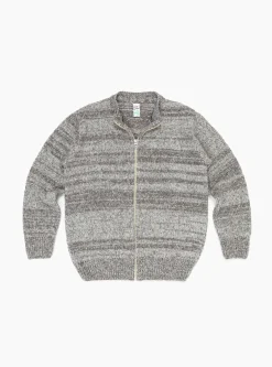 Zip Up Crew Dust & Ecru<TDR Sale