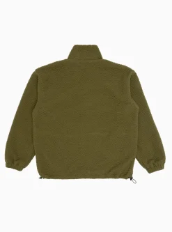 Zip Up Fleece Olive<Garbstore Discount