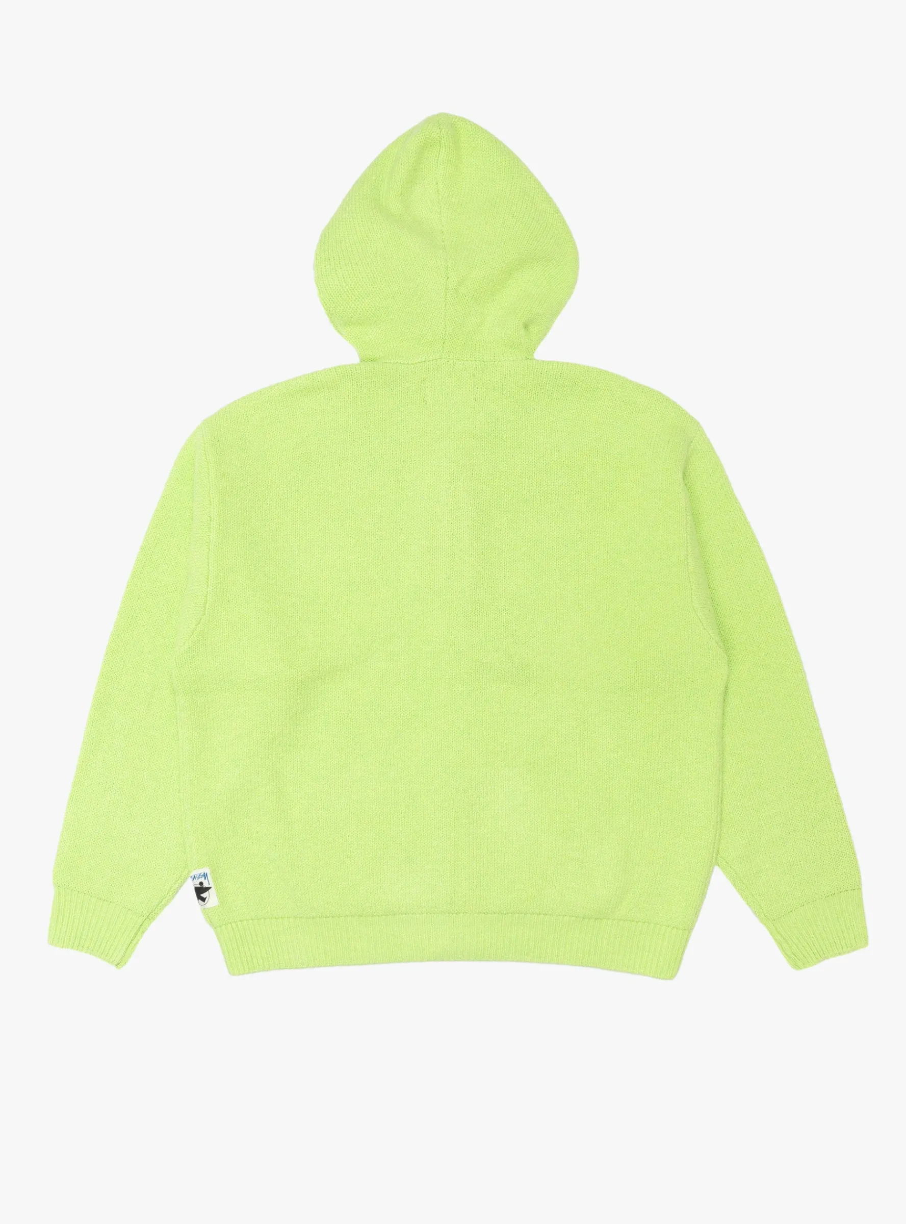 Zip Up Hooded Sweater Faded Lime<Stüssy Fashion