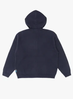 Zip Up Hooded Sweater Navy<Stüssy New