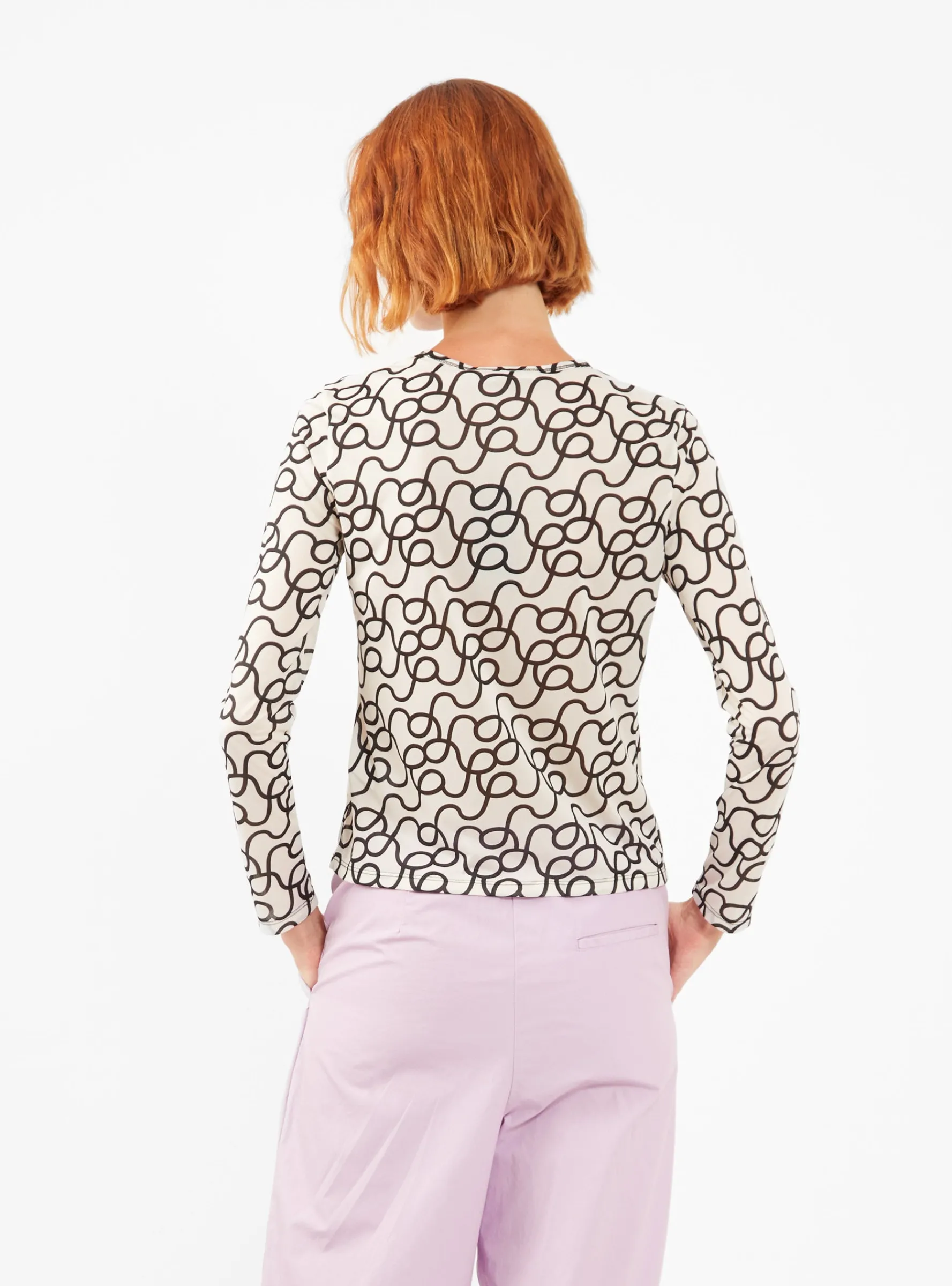 Zoya Printed Top Off White<Rejina Pyo Clearance