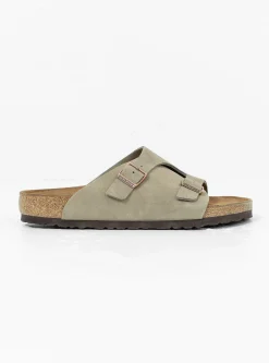 Zurich Suede Sandals Taupe<Birkenstock Fashion