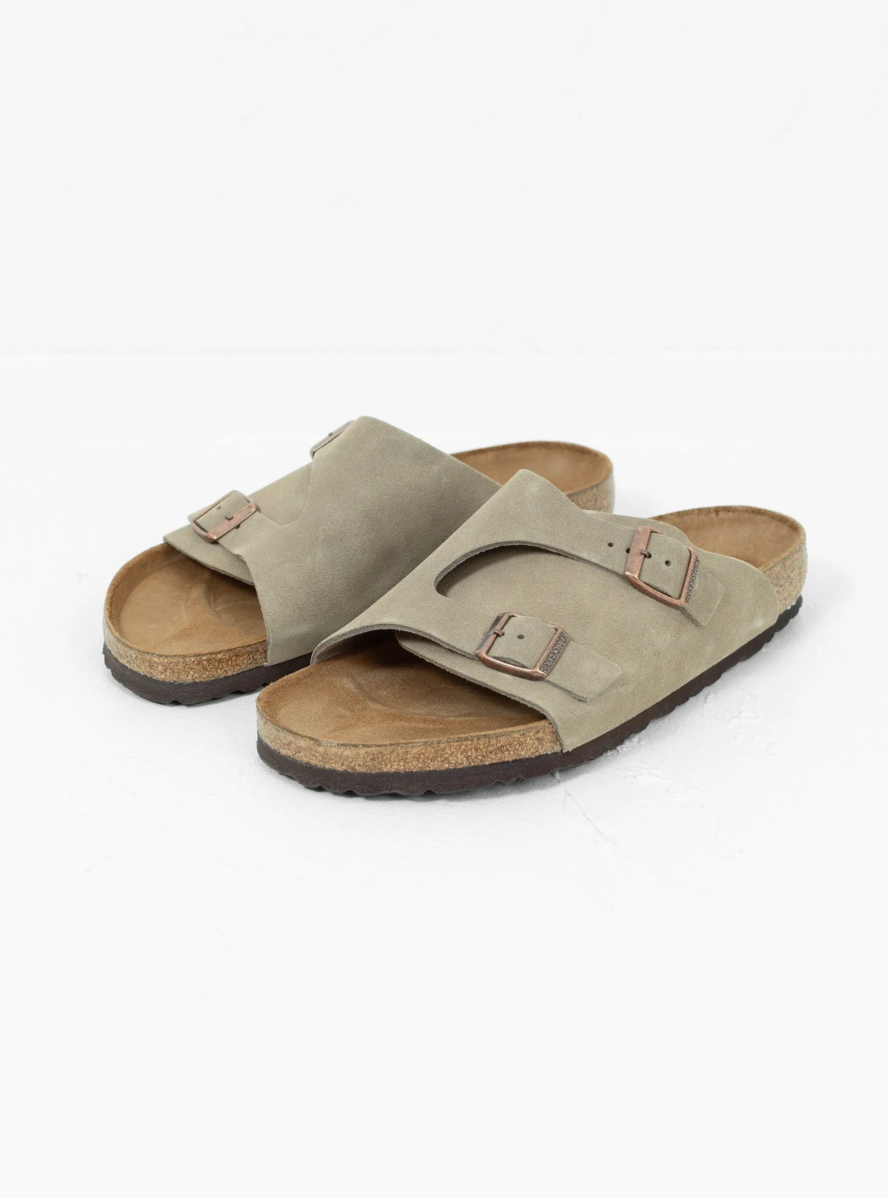 Zurich Suede Sandals Taupe<Birkenstock Fashion
