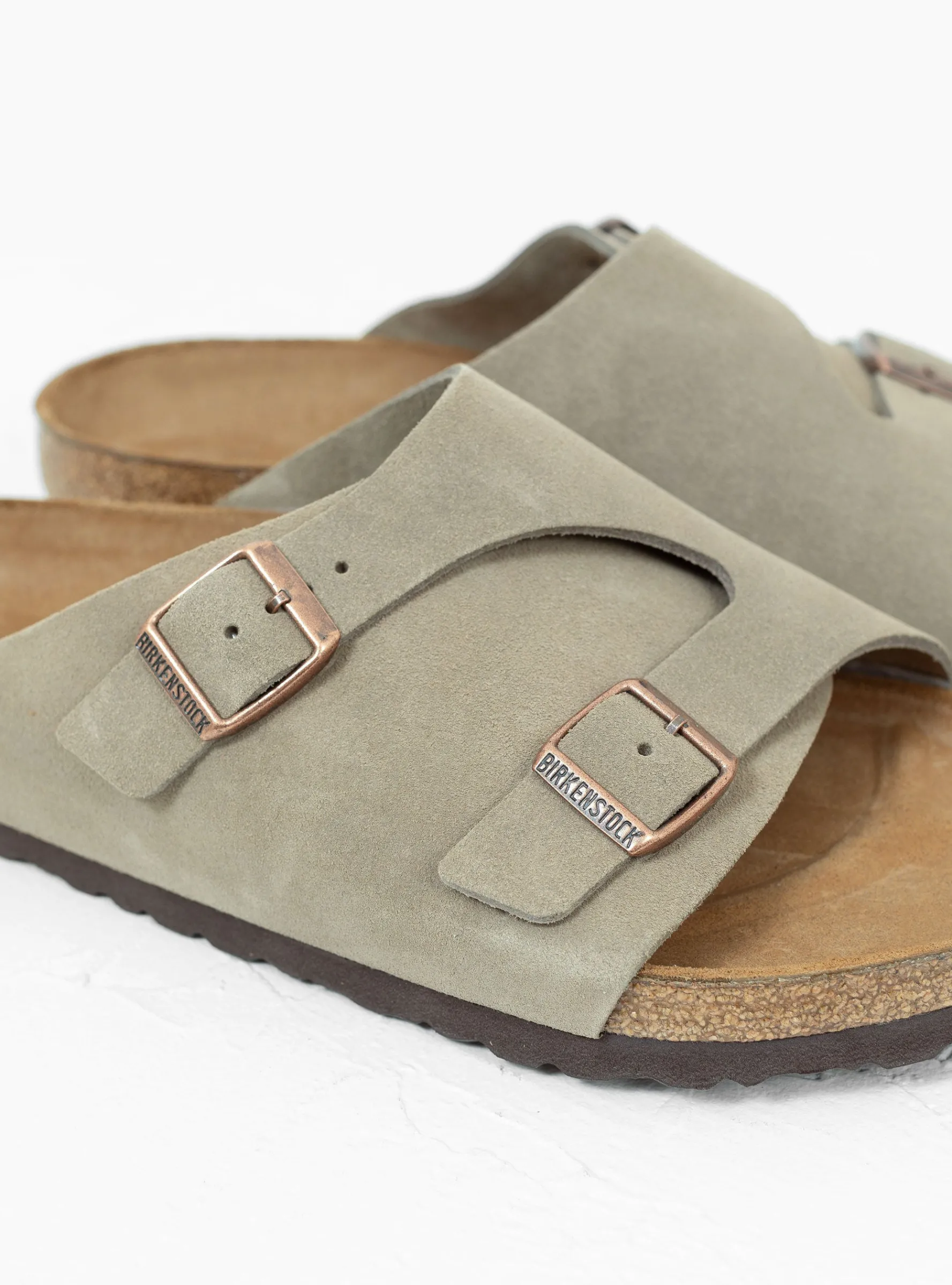 Zurich Suede Sandals Taupe<Birkenstock Fashion